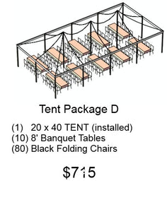 Complete Tent Package D